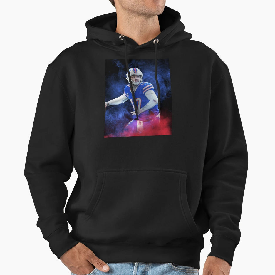 J Allen Buffalo Sports Art Hoodie - Graphic Print Men Women - T-Shirt, Sweatshirt, Hoodie