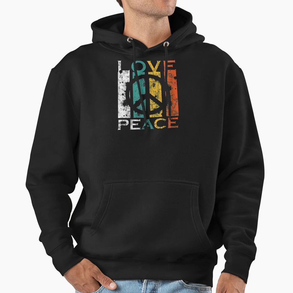 Non Violence World Peace Hoodie - Graphic Print Men Women - T-Shirt, Sweatshirt, Hoodie