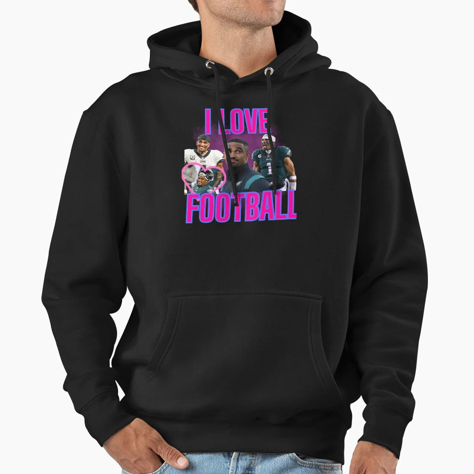 I Love JH Hoodie - Fun Novelty Design Unisex - T-Shirt, Sweatshirt, Hoodie