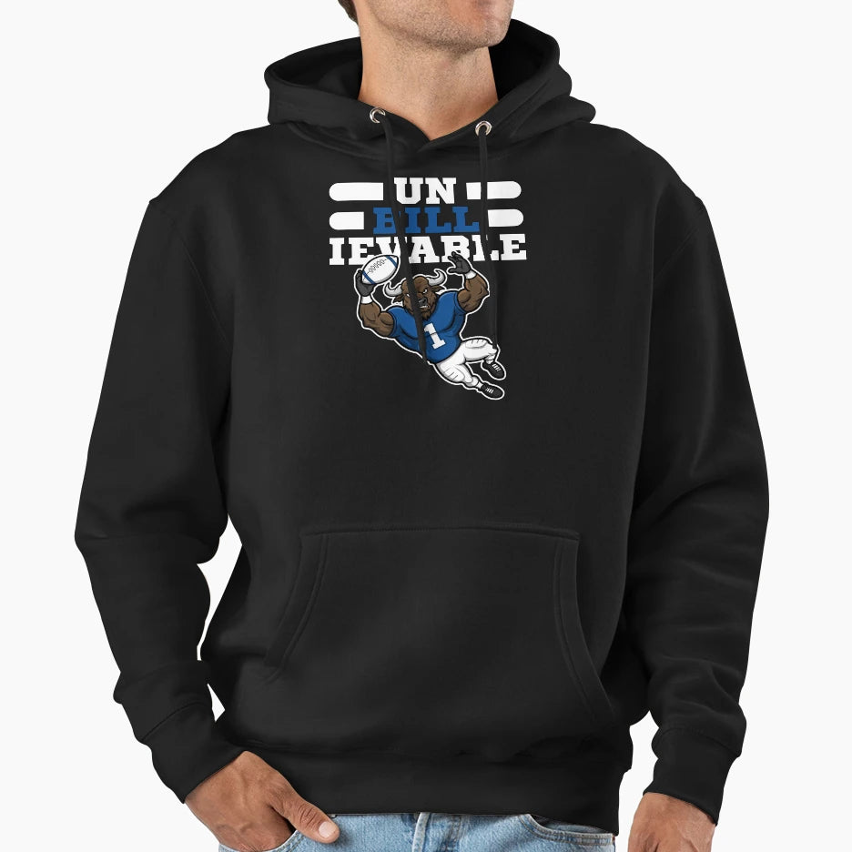Un Bill Ievable Buffalos Football Gift Hoodie - Custom Art Print Unisex - T-Shirt, Sweatshirt, Hoodie