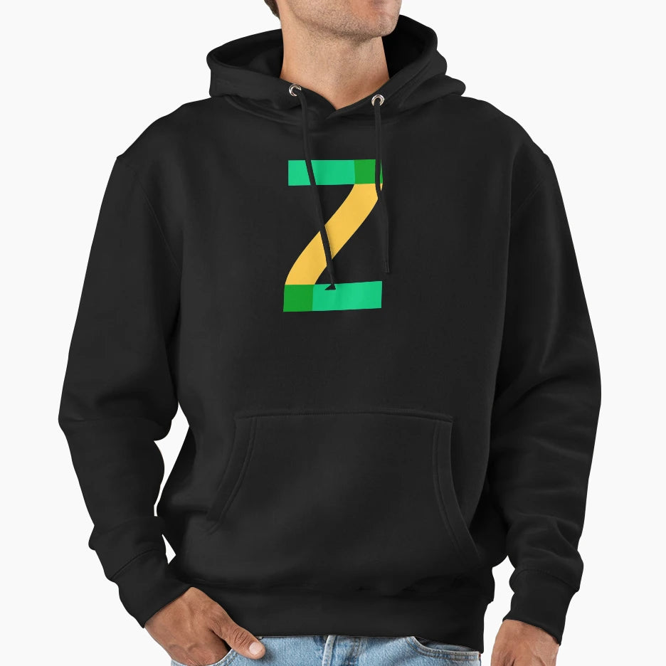 Z Alphabet Hoodie - Novelty Apparel Unisex - T-Shirt, Sweatshirt, Hoodie