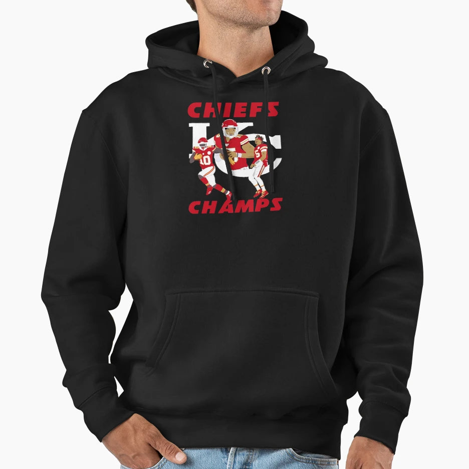 Chiefs Chiefs Hoodie - Minimalist Print for Adults - T-Shirt, Sweatshirt, Hoodie