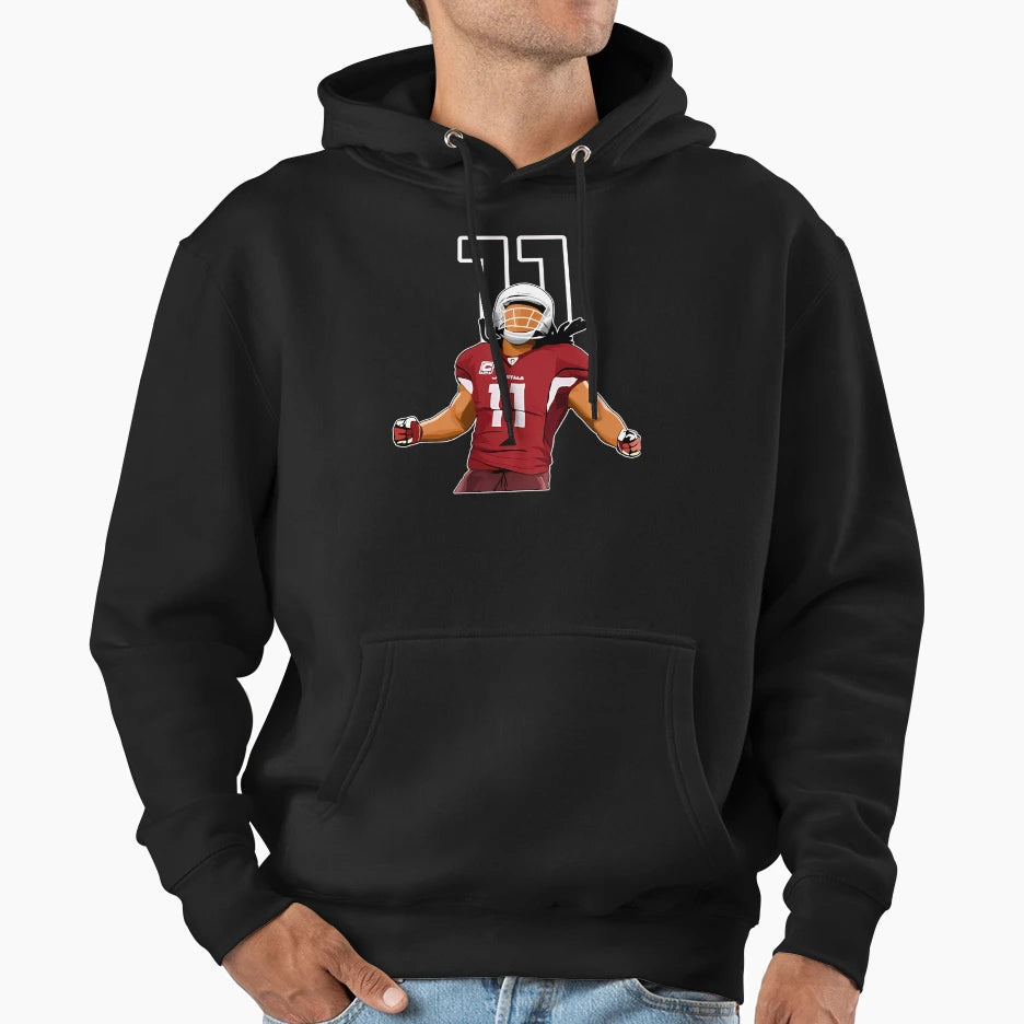 Larry Fitzgerald Arizona 11 Number Hoodie - Custom Art Print for Adults - T-Shirt, Sweatshirt, Hoodie
