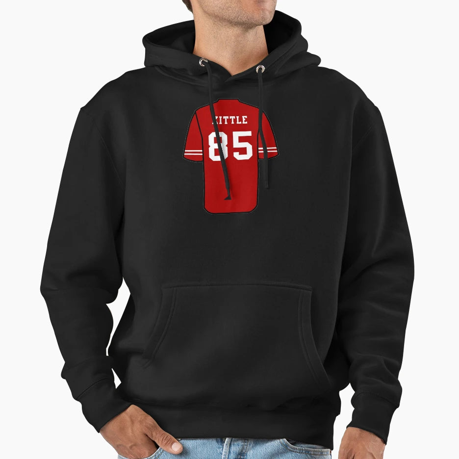 Kittle Jersey Red Hoodie - Custom Art Print for Adults - T-Shirt, Sweatshirt, Hoodie