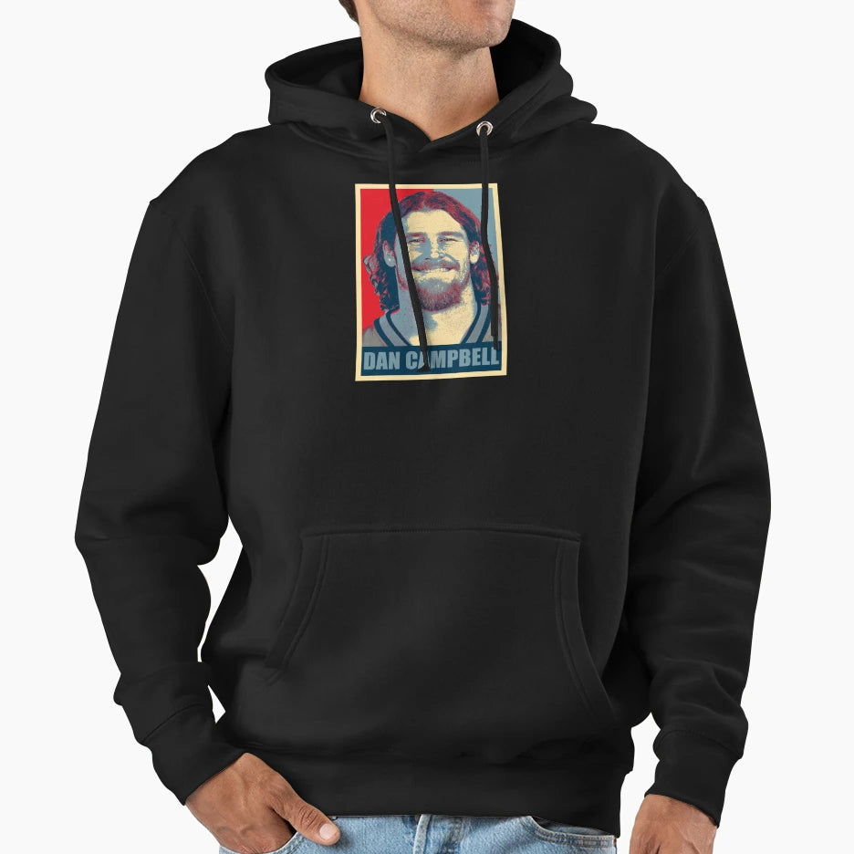 Dan Campbell Hope T-Shirt - Novelty Apparel for Adults - T-Shirt, Sweatshirt, Hoodie