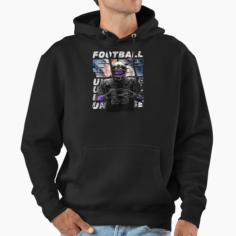Universal Footballplayer Hoodie - Streetwear Style Men Women - T-Shirt, Sweatshirt, Hoodie