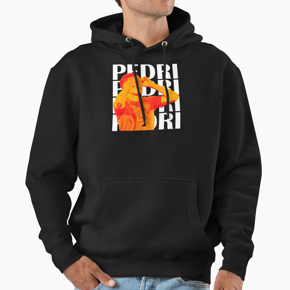 Pedri Gonzalez Hoodie - Custom Art Print for Adults - T-Shirt, Sweatshirt, Hoodie