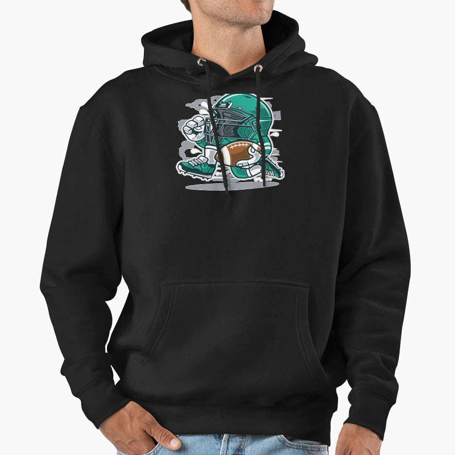 Art Football Sport Right Hoodie - Unique Graphic Men Women - T-Shirt, Sweatshirt, Hoodie