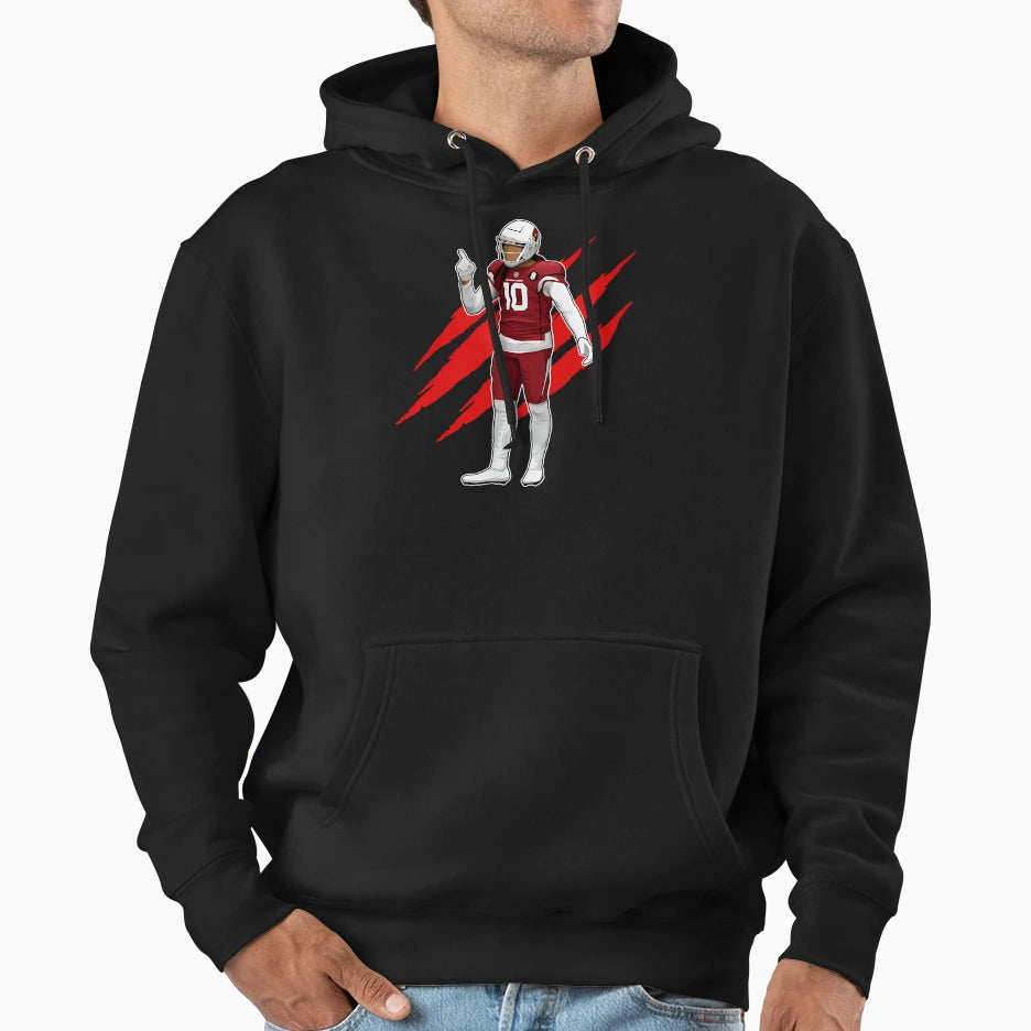 Deandre Hopkins Celebrates 10 Claw Hoodie - Fun Novelty Design Unisex - T-Shirt, Sweatshirt, Hoodie