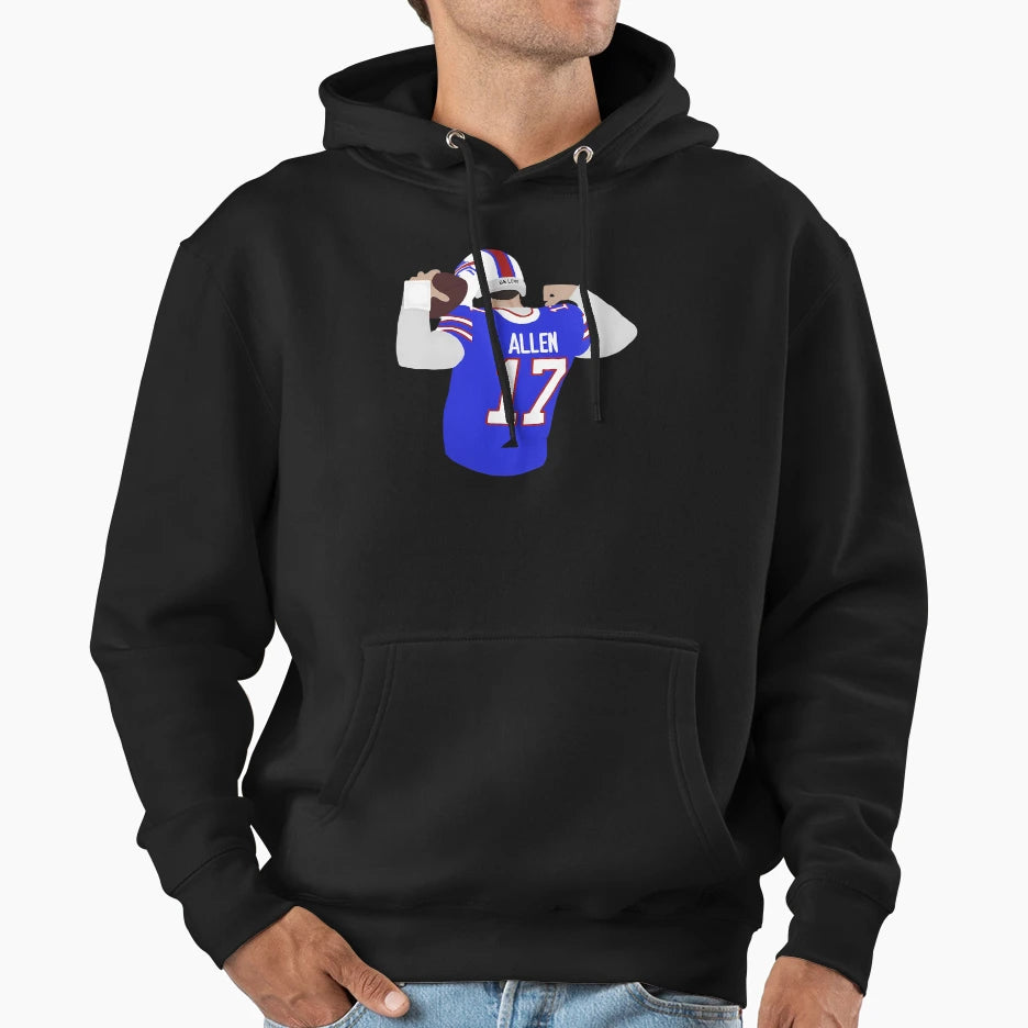 Josh Flex Funny Buffalo Bills Sports Hoodie - Streetwear Style for Adults - T-Shirt, Sweatshirt, Hoodie