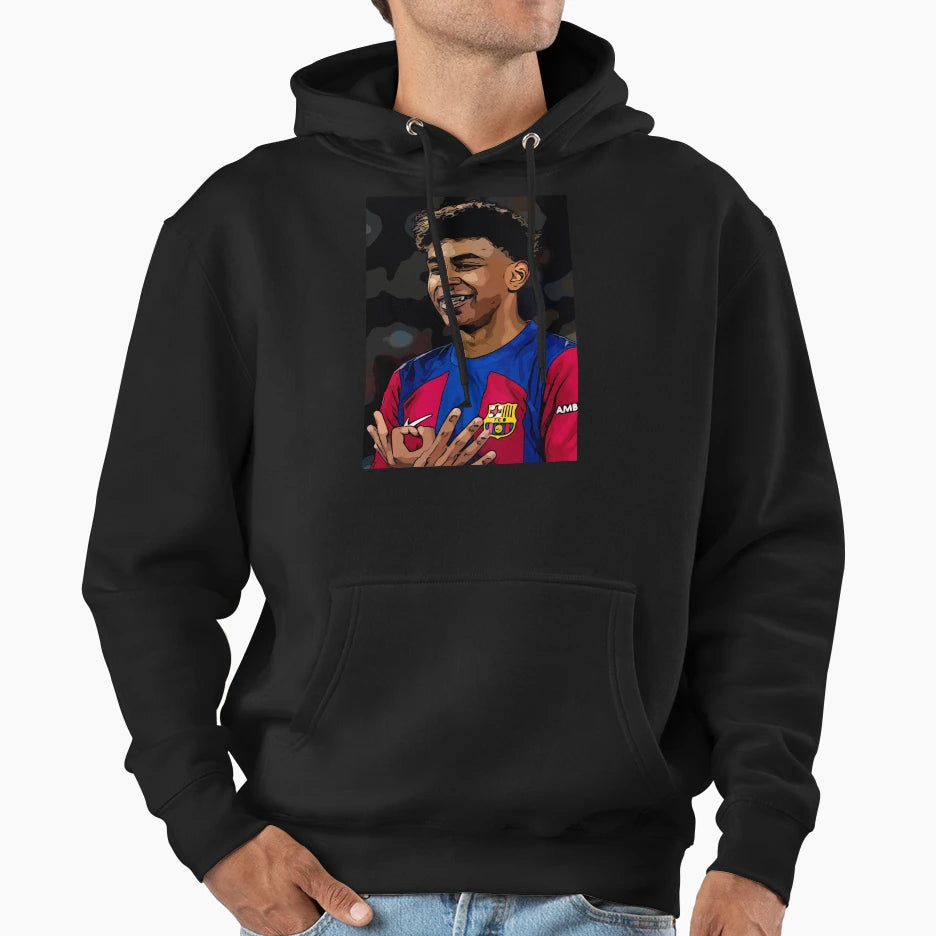 Lamine Yamal Comic Fc Barcelona Hoodie - Novelty Apparel Men Women - T-Shirt, Sweatshirt, Hoodie