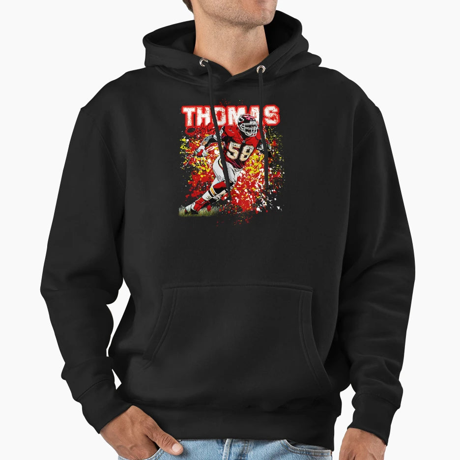 Derrick Thomas Hoodie - Fun Novelty Design Men Women - T-Shirt, Sweatshirt, Hoodie