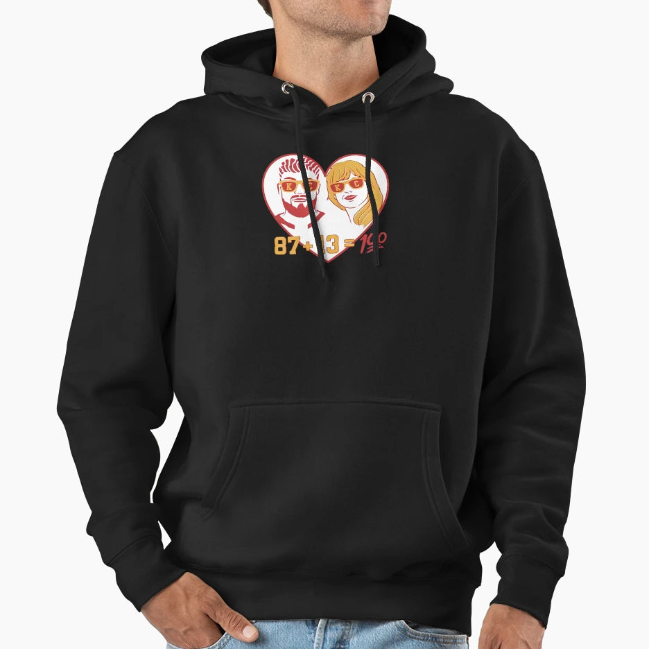 Taylor Travis 87 Plus 13 Equals 100 Hoodie - Streetwear Style for Adults - T-Shirt, Sweatshirt, Hoodie