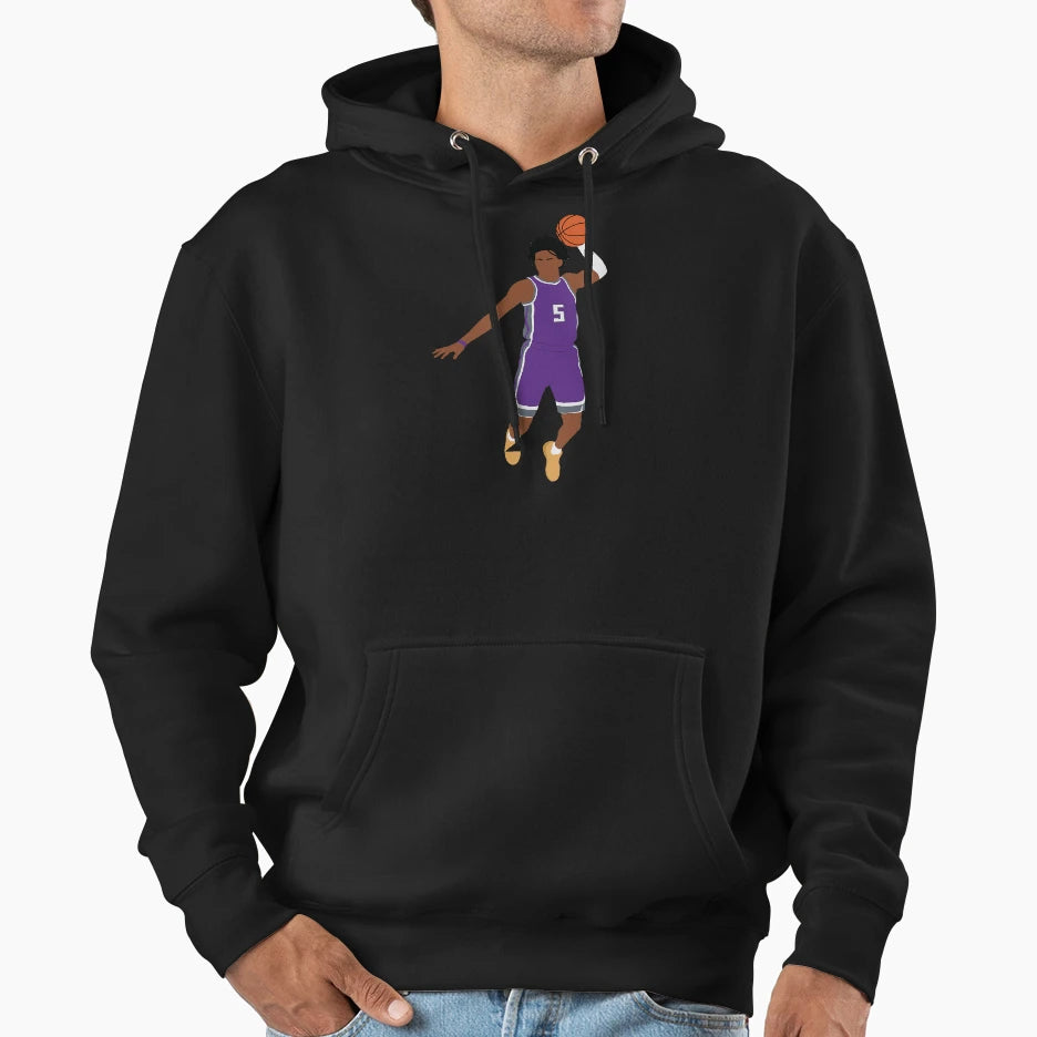 De Aaron Fox Hoodie - Fun Novelty Design for Adults - T-Shirt, Sweatshirt, Hoodie