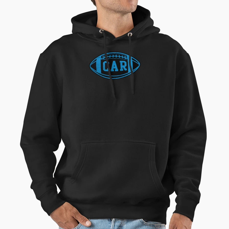Carolina Throwback Football Hoodie - Streetwear Style for Adults - T-Shirt, Sweatshirt, Hoodie