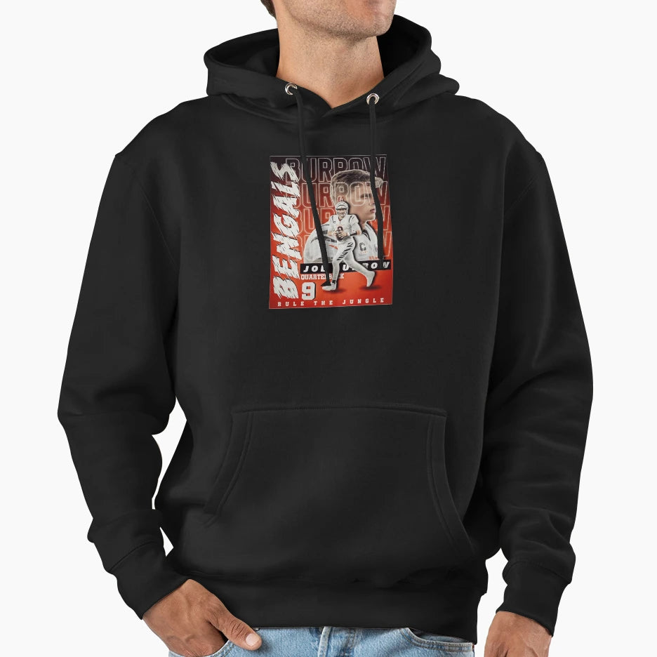 Quarterback Player Championship Hoodie - Custom Art Print Men Women - T-Shirt, Sweatshirt, Hoodie