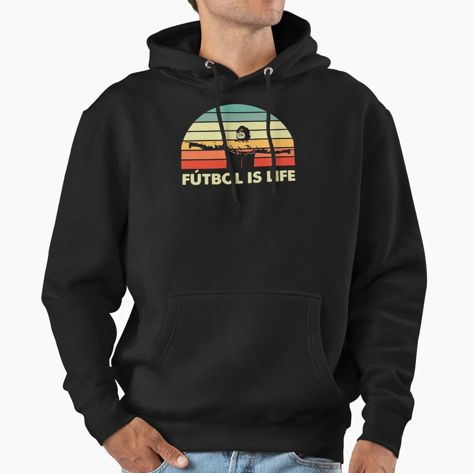 Futbol Is Life Dani Rojasfutbol Is Life Hoodie - Custom Art Print Unisex - T-Shirt, Sweatshirt, Hoodie