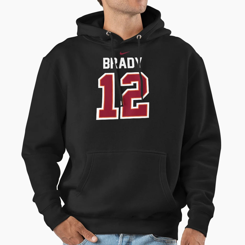 S Tam Pa Bay Bucca Neers Tom Bra Dy 12 Hoodie - Novelty Apparel Unisex - T-Shirt, Sweatshirt, Hoodie