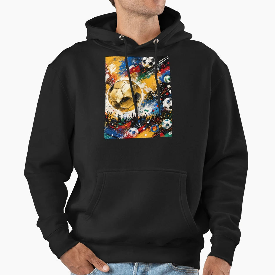 Footbal Lover Desing Hoodie - Trendy Graphic Men Women - T-Shirt, Sweatshirt, Hoodie