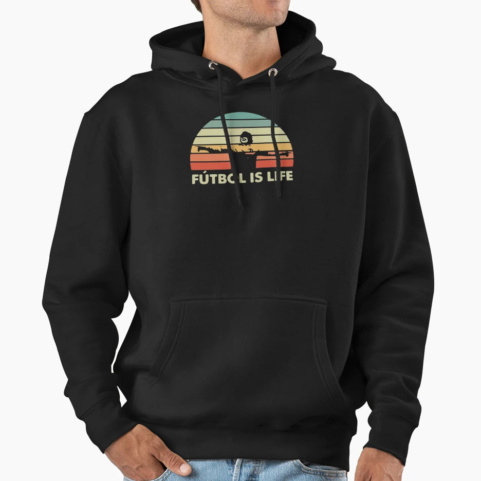 Futbol Is Life Futbol Is Life Soccer Lover Hoodie - Unique Graphic Unisex - T-Shirt, Sweatshirt, Hoodie