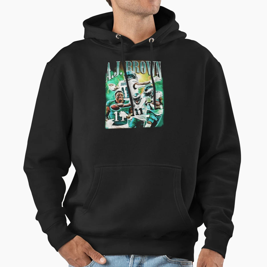J Brown Fly Power Hoodie - Fun Novelty Design for Adults - T-Shirt, Sweatshirt, Hoodie