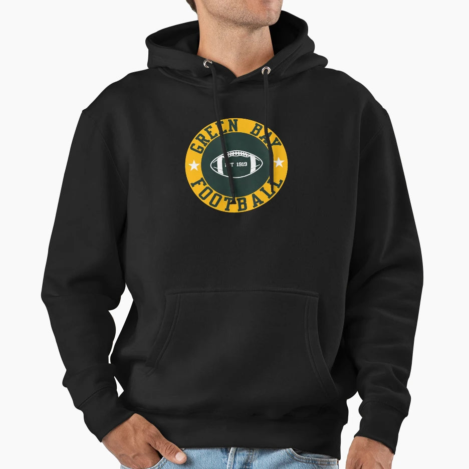 Green Bay Football Hoodie - Trendy Graphic Men Women - T-Shirt, Sweatshirt, Hoodie