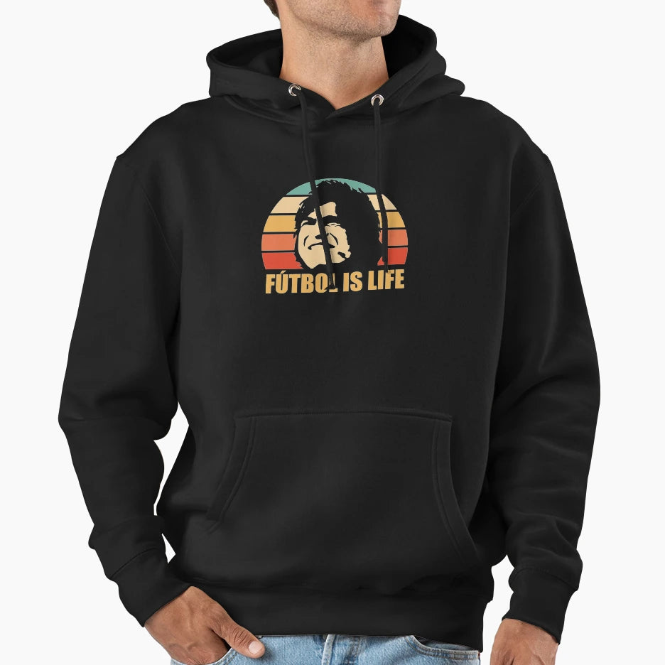 Futbol Is Life Hoodie - Unique Graphic Unisex - T-Shirt, Sweatshirt, Hoodie