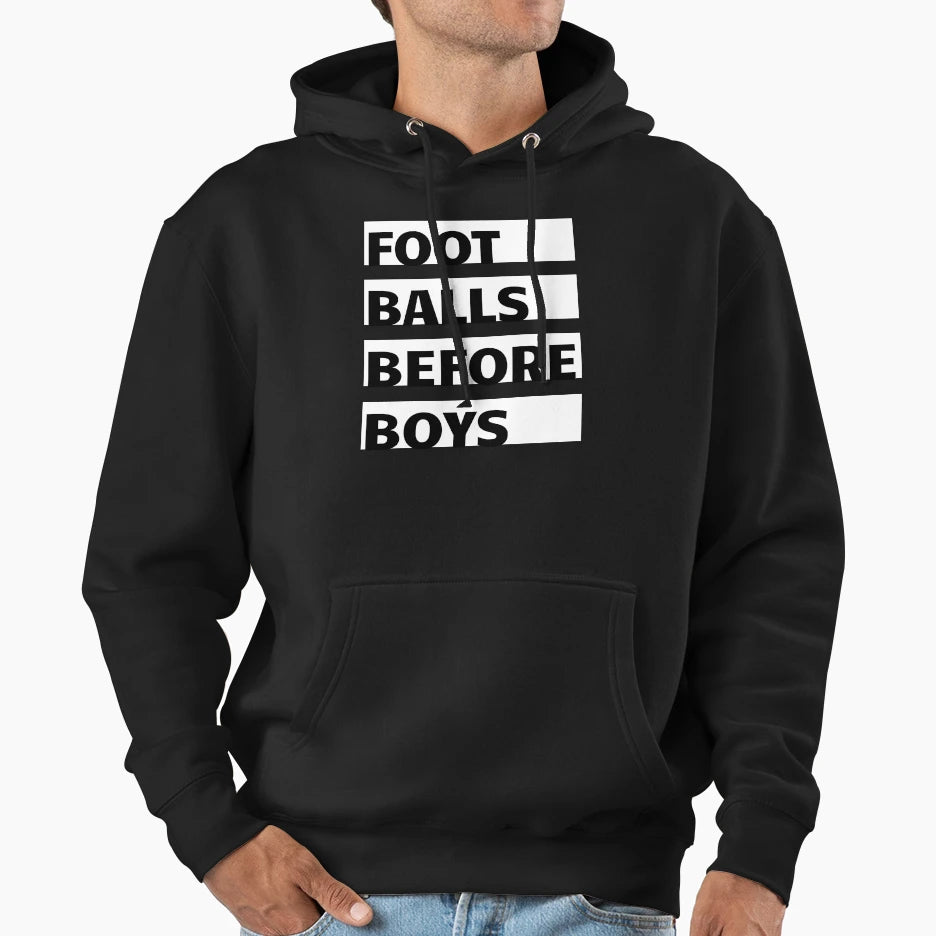 Football Before Hoodie - Casual Everyday Wear for Adults - T-Shirt, Sweatshirt, Hoodie