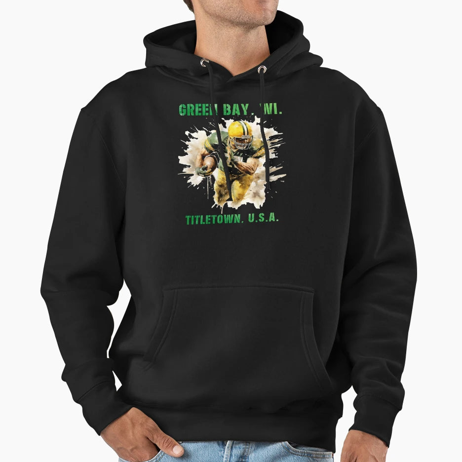 Titletown Usa Hoodie - Minimalist Print for Adults - T-Shirt, Sweatshirt, Hoodie