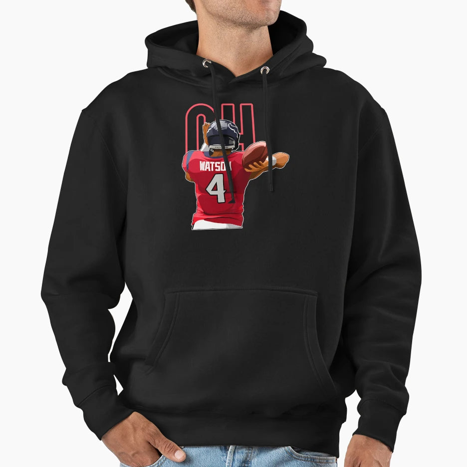 Deshaun Watson Cleveland 4 Number Hoodie - Fun Novelty Design Men Women - T-Shirt, Sweatshirt, Hoodie