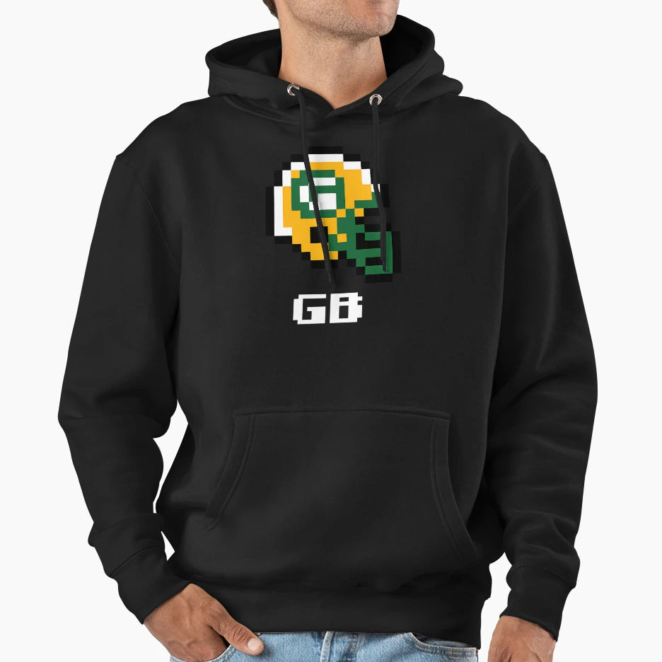 Green Bay Packers Tecmo Super Bowl Hoodie - Graphic Print for Adults - T-Shirt, Sweatshirt, Hoodie