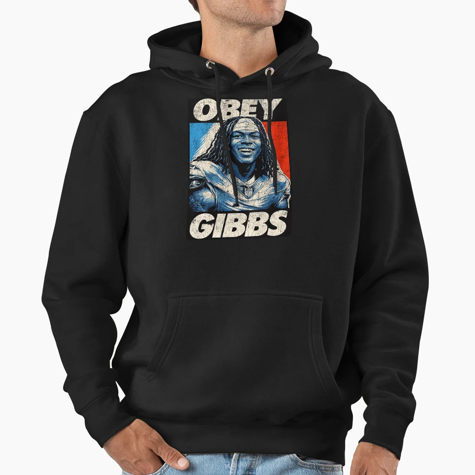 Obey Gibbs Art Hoodie - Aesthetic Graphic Unisex - T-Shirt, Sweatshirt, Hoodie