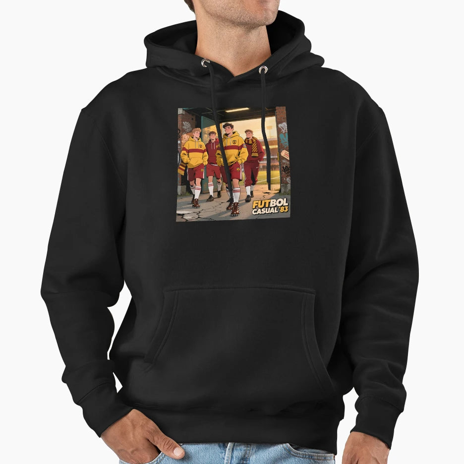 Football Casual Hoodie - Graphic Print Men Women - T-Shirt, Sweatshirt, Hoodie