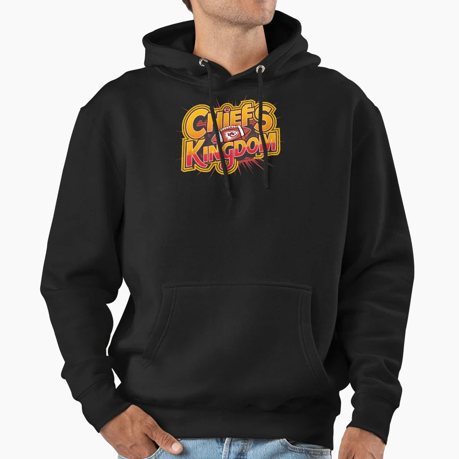 Chiefs Kingdom Hoodie - Trendy Graphic Men Women - T-Shirt, Sweatshirt, Hoodie