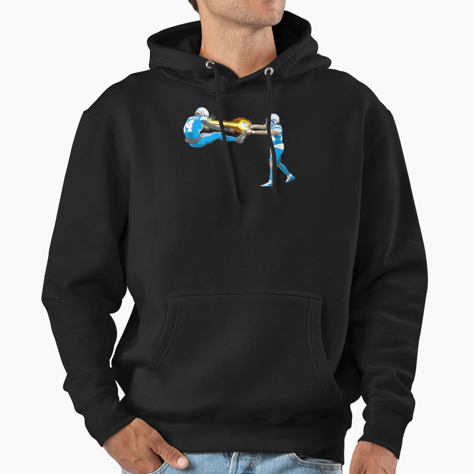 Amon Ra St Browns Iconic Energy Blast Hoodie - Trendy Graphic for Adults - T-Shirt, Sweatshirt, Hoodie