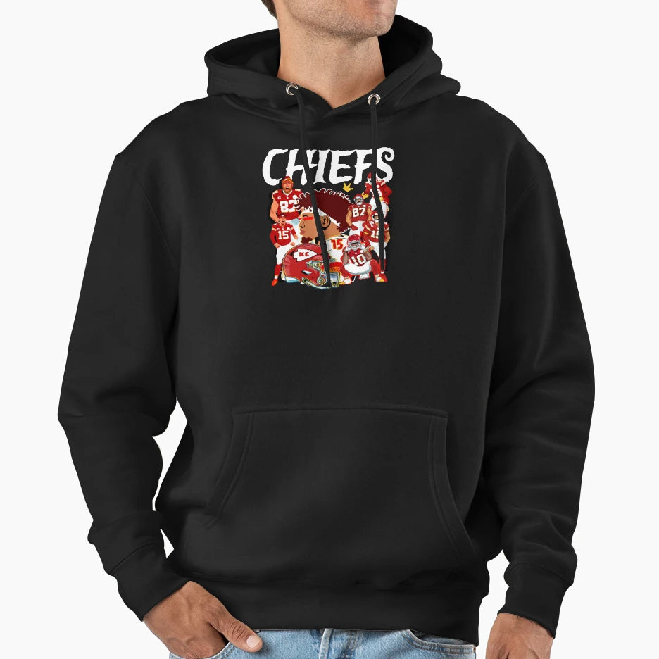 Kansas City Chiefs Red Hoodie - Unique Graphic Unisex - T-Shirt, Sweatshirt, Hoodie