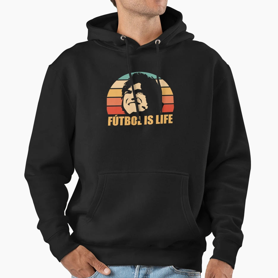 Futbol Is Life Hoodie - Custom Art Print Men Women - T-Shirt, Sweatshirt, Hoodie
