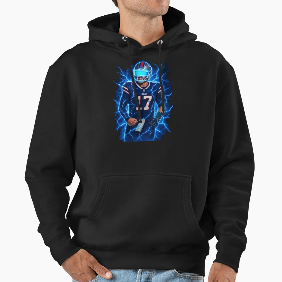 Electric Allen Hoodie - Novelty Apparel Unisex - T-Shirt, Sweatshirt, Hoodie