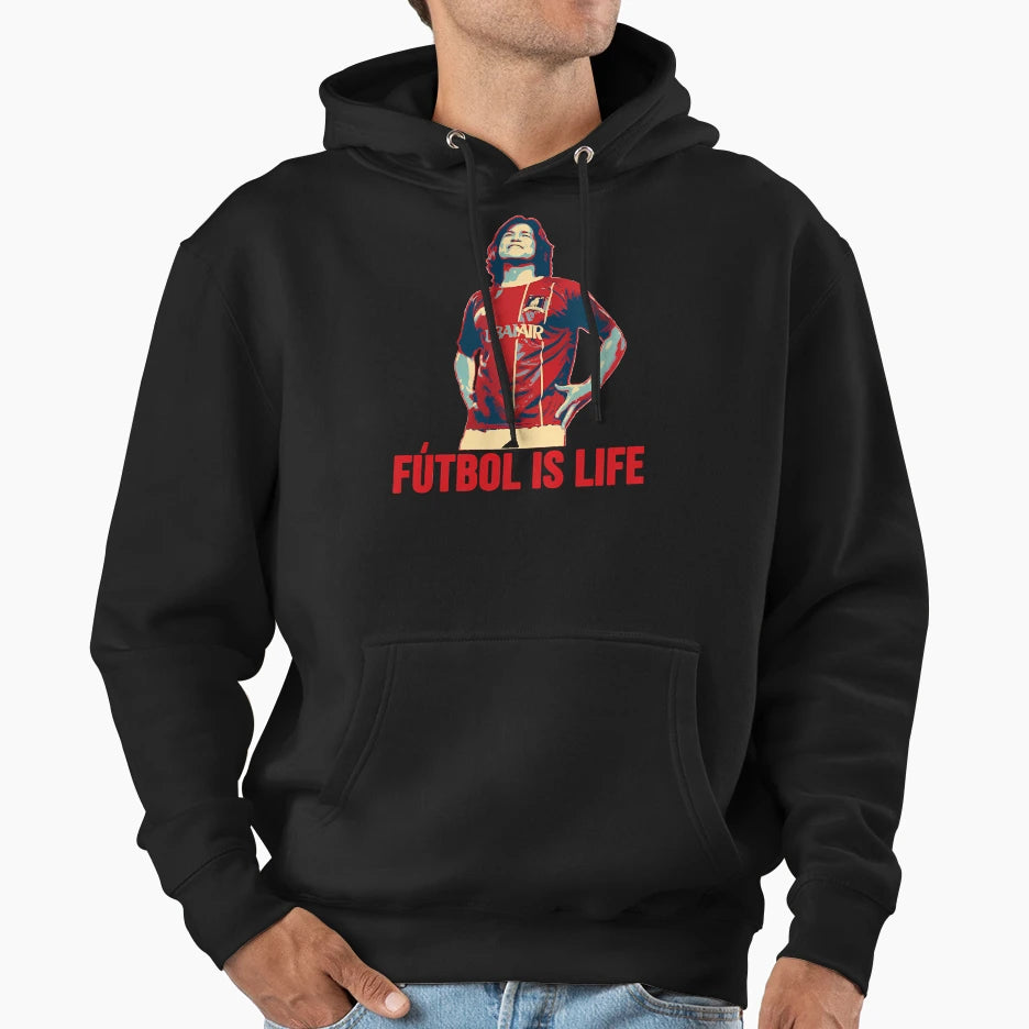 Futbol Is Life Hoodie - Aesthetic Graphic for Adults - T-Shirt, Sweatshirt, Hoodie