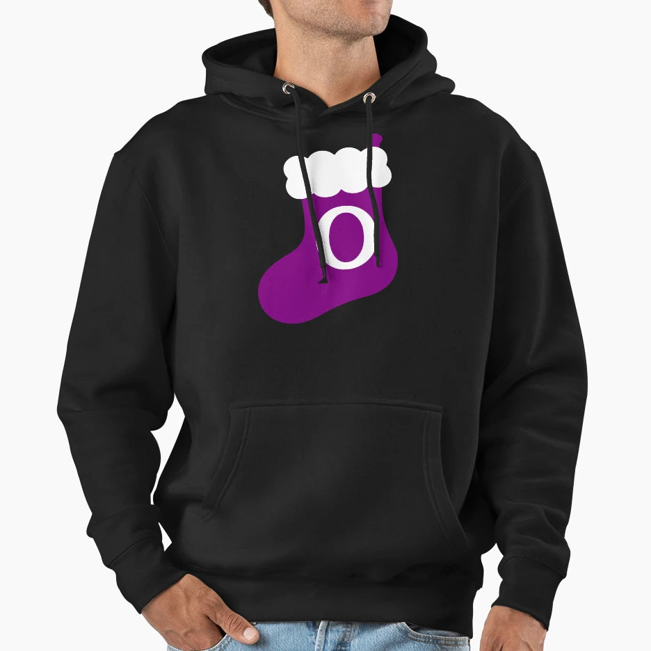 Stocking Hoodie - Minimalist Print Men Women - T-Shirt, Sweatshirt, Hoodie