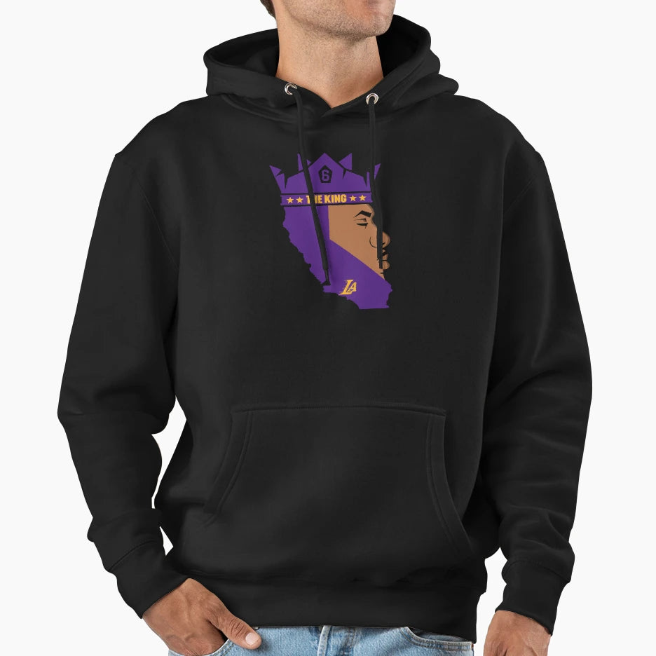 James 6 King Lakers Gift Fan Hoodie - Streetwear Style Unisex - T-Shirt, Sweatshirt, Hoodie
