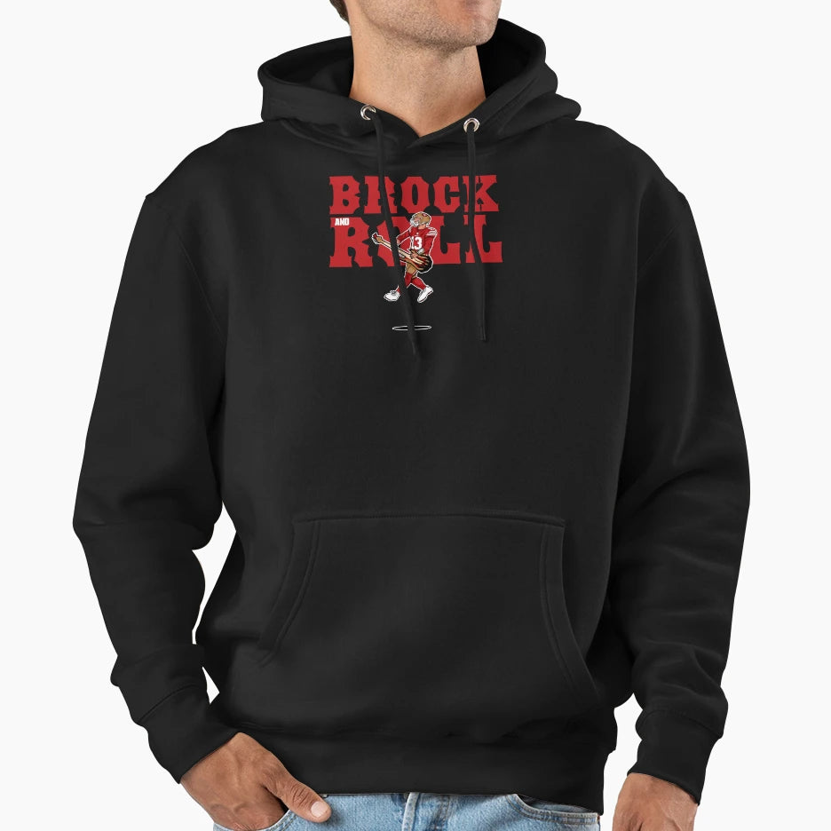 Purdy Brock Brock And Roll Hoodie - Novelty Apparel Unisex - T-Shirt, Sweatshirt, Hoodie