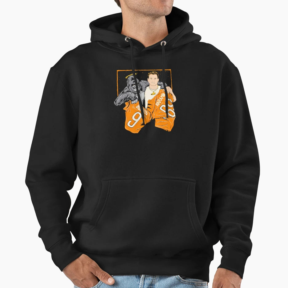 Cincinnati Jersey Swap JB And Hoodie - Casual Everyday Wear for Adults - T-Shirt, Sweatshirt, Hoodie