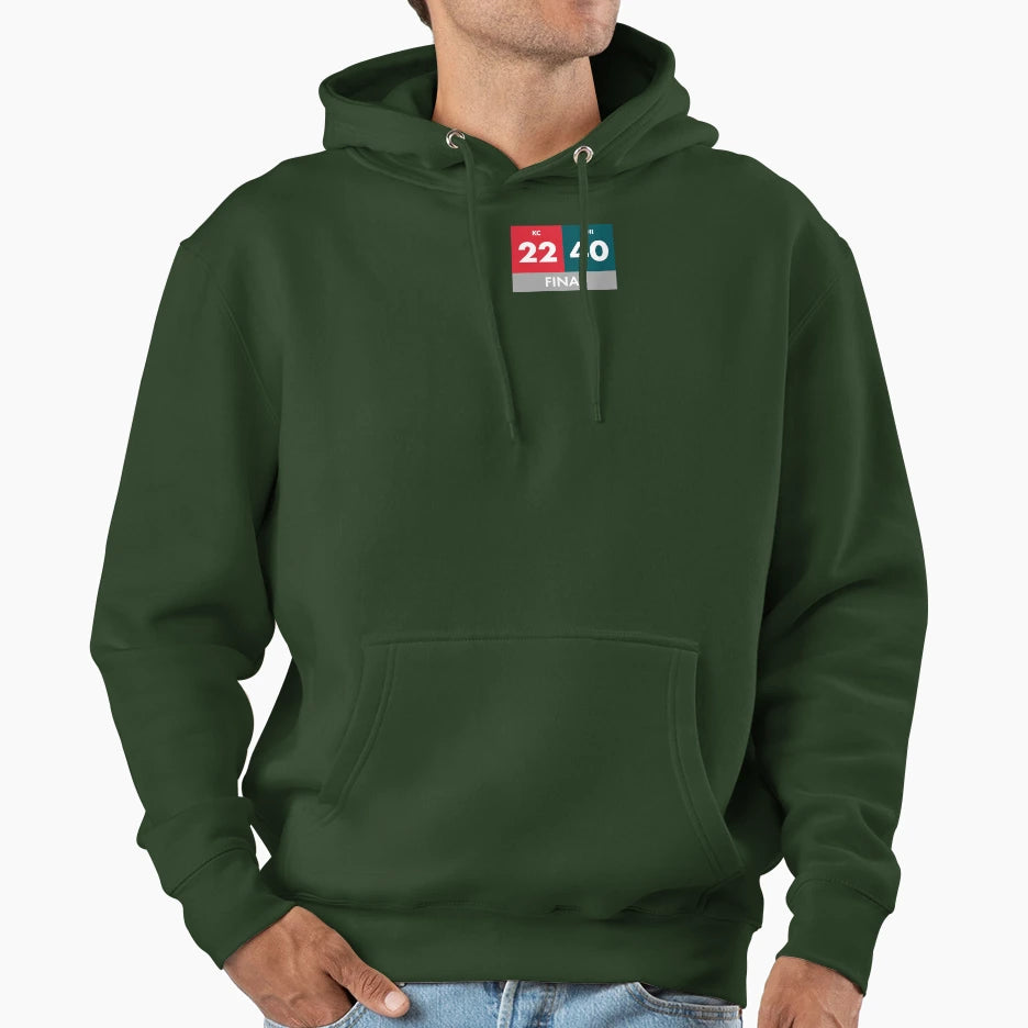 Super Bowl Lix Final Score Hoodie - Aesthetic Graphic Men Women - T-Shirt, Sweatshirt, Hoodie
