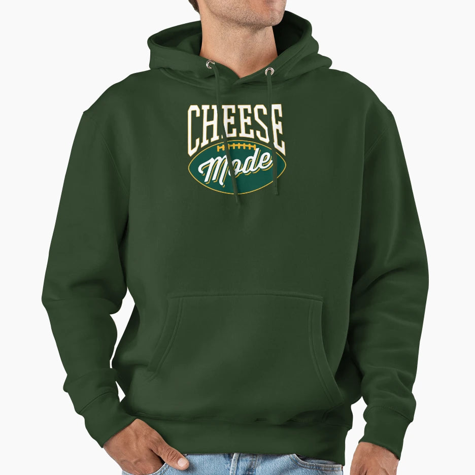 Cheese Mode Green Bay Packers Hoodie - Custom Art Print for Adults - T-Shirt, Sweatshirt, Hoodie