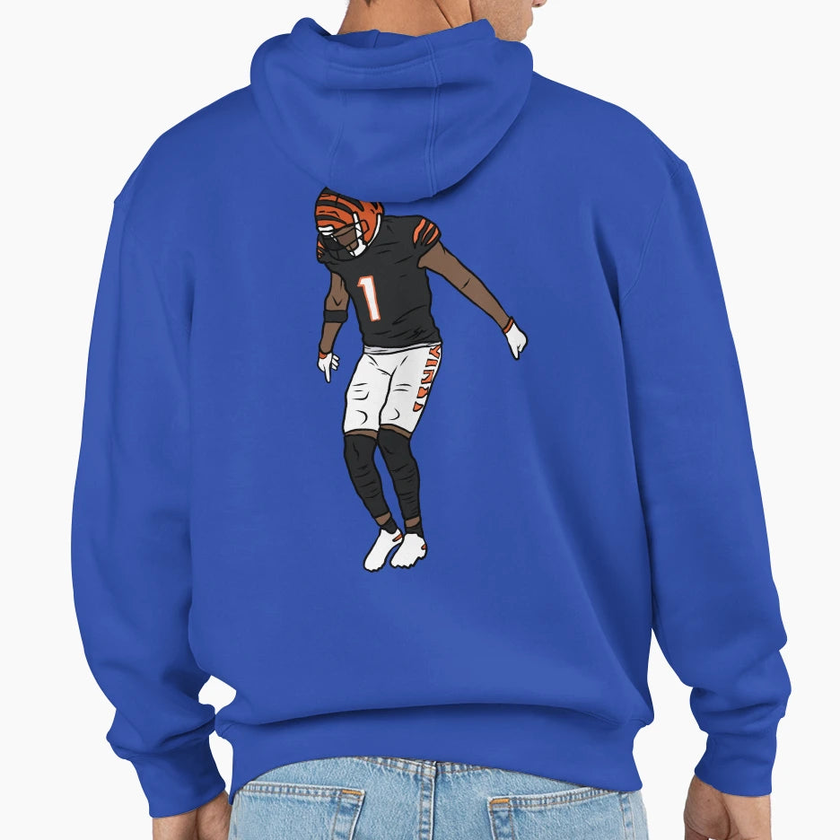 Jamarr Chase Celebration Hoodie - Graphic Print Men Women - T-Shirt, Sweatshirt, Hoodie