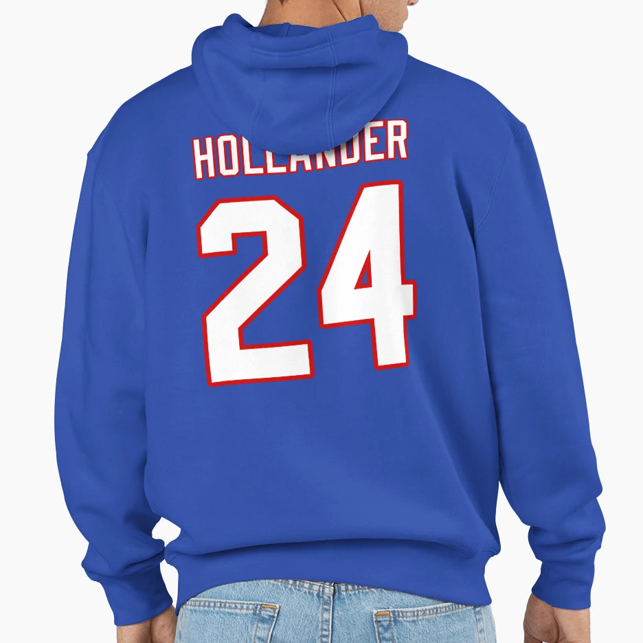 Hollander 24 Jersey Heated Hoodie - Casual Everyday Wear for Adults - T-Shirt, Sweatshirt, Hoodie