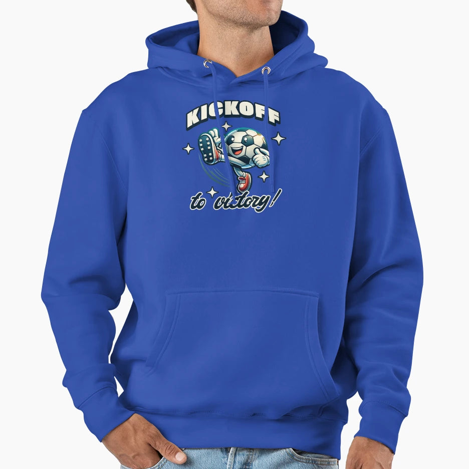 Kickoff To Victory Hoodie - Graphic Print for Adults - T-Shirt, Sweatshirt, Hoodie