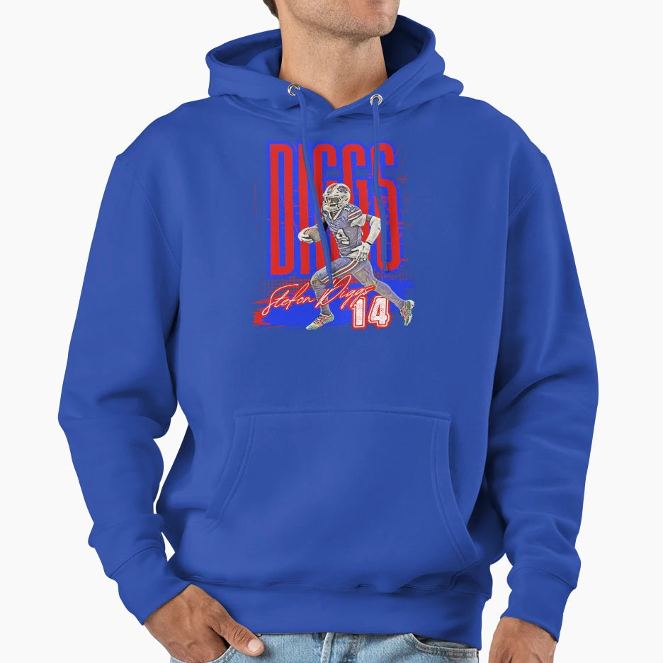 SD 14 Buffalo Bills Tribute Hoodie - Novelty Apparel Men Women - T-Shirt, Sweatshirt, Hoodie
