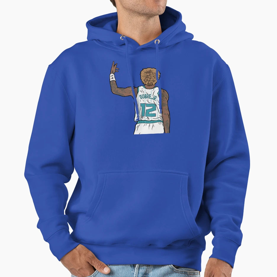 Kelly Oubre Jr 3 Point Celebration Hoodie - Aesthetic Graphic Men Women - T-Shirt, Sweatshirt, Hoodie